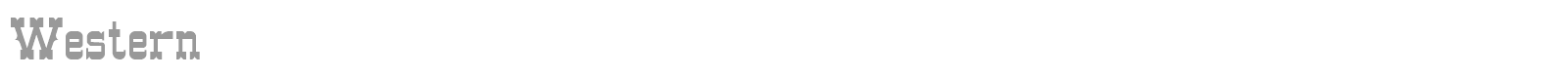 Western font preview